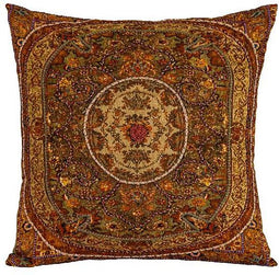 PTMD Sierkussen Marwan - 60x10x60 cm - Katoen - Bruin