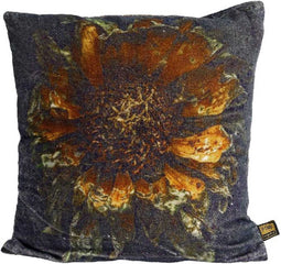 PTMD Sierkussen Meja - 45x10x45 cm - Fluweel - Zwart