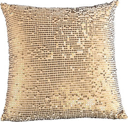 PTMD Sierkussen Vanny - 40x10x40 cm - Textiel - Goud