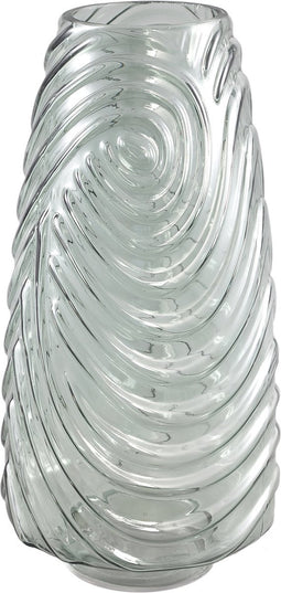 PTMD Silli Vaas - 16 x 16 x 32 cm - Glas - Groen