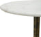 PTMD Sonnel Champagne Marble Iron Side Table SV2