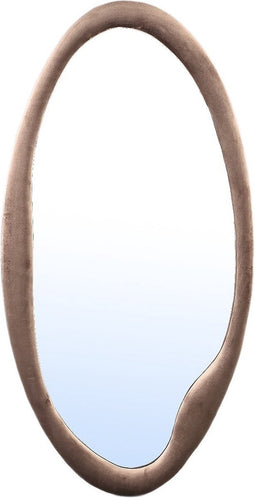 PTMD Spiegel Don - 50x4x98 cm - Fluweel - Bruin