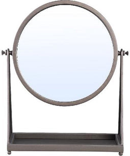 PTMD Spiegel Francess - 31x14x37 cm - Ijzer - Bruin