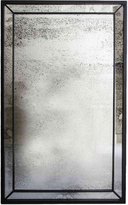 PTMD Spiegel Jack - 74x2x120 cm - Glas - Zwart