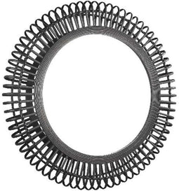 PTMD Spiegel Kathy - 79x11x79 cm - Rotan - Zwart