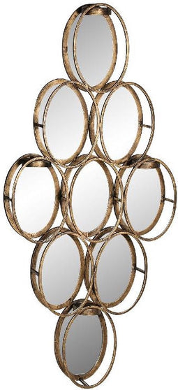 PTMD Spiegel Zavy - 45x9x99 cm - Ijzer - Goud