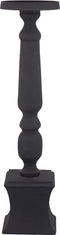 PTMD Statch Black Casted Alu Candleholder On Base