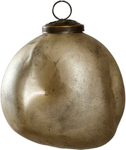 PTMD Steffi Kerstbal - H10 x Ø10 cm - Glas - Goud