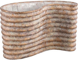 PTMD Stelian Bronze Cement Organic Shaped Pot Lines