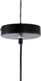 PTMD Sten Black Iron Hanging Lamp See Through Shade Rnd