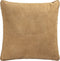 PTMD Suky Camel Suede Leather Cushion Square L