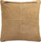 PTMD Suky Camel Suede Leather Cushion Square L