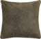 PTMD Suky Green Suede Leather Cushion Square L