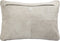 PTMD Suky Taupe Suede Leather Cushion Rectangle