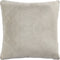 PTMD Suky Taupe Suede Leather Cushion Square L