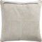 PTMD Suky Taupe Suede Leather Cushion Square L