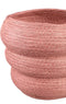 PTMD Summera Pink round paper rope pot layered SV3