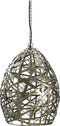 PTMD Syna Brass Iron Hanging Lamp Egg Shape L