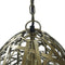 PTMD Syna Brass Iron Hanging Lamp Egg Shape L