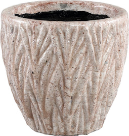 PTMD Talina Ronde Bloempot - H16,5 x Ø17,5 cm - Keramiek - Lichtroze