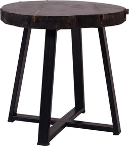 PTMD Tay Salontafel - 40 x 50 x 45 cm - Hout/Metaal - Zwart