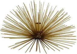 PTMD Tea Kandelaar - H13 x Ø30 cm - Ijzer - Goud