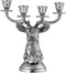 PTMD Thien Silver Casted Alu Reindeer Candleholder
