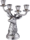 PTMD Thien Silver Casted Alu Reindeer Candleholder