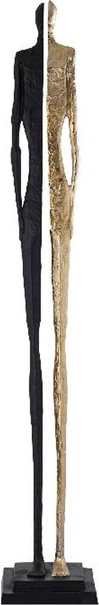 PTMD Thijs Black Alu Statue Man Half Gold L