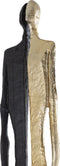 PTMD Thijs Black Alu Statue Man Half Gold L