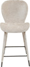 PTMD Thor Beige Bar Chair Aphrodite 3 Fabric Leg