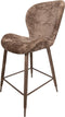 PTMD Thor Beige Bar Chair Aphrodite 3 Fabric Leg