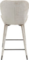 PTMD Thor Beige Bar Chair Aphrodite 3 Fabric Leg