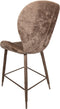 PTMD Thor Mocca Bar Chair Aphrodite 7 Fabric Leg