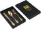 PTMD Thrust Gold Stainless Steel Cutlery Set In Giftbox