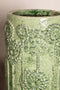 PTMD Tixx Bloempot - H30 x Ø15 cm - Keramiek - Groen