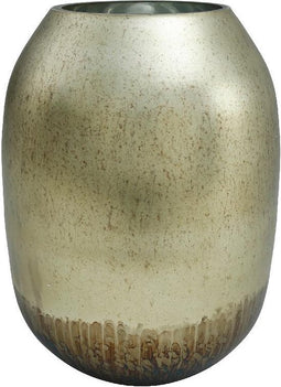 PTMD Toney Windlicht - H26 x Ø19 cm - Glas - Matt oil