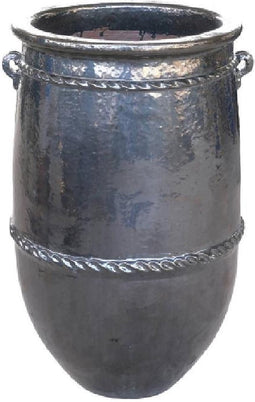 PTMD Tony Green Big Ceramic Jar Pot Round High