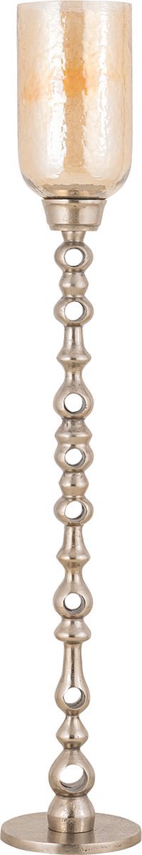 PTMD Tracy Champagne Alu Stormlight With Glass Round L