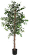 PTMD Tree Green Banyan Tree In Black Pot
