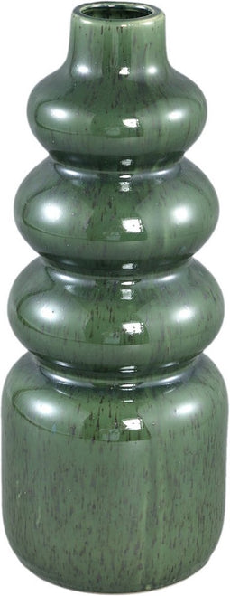 PTMD Trina Vaas - 13 x 13 x 32 cm - Keramiek - Groen