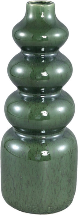 PTMD Trina Vaas - 15 x 15 x 37 cm - Keramiek - Groen