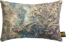 PTMD Triva Sierkussen - 40 x 10 x 60 cm - Fluweel - Blauw