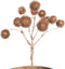 PTMD Twig Plant Pompon Kunsttak - 22 x 14 x 36 cm - Koper/glitter