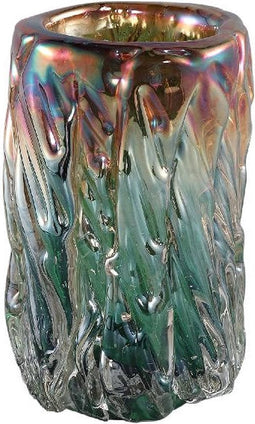 PTMD Universe Vaas - 16 x 16 x 27 cm - Glas - Groen