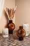 PTMD Vaas Axil - 19x19x33 cm - Glas - Wit