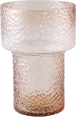 PTMD Vaas Blane - 21x21x30 cm - Glas - Bruin