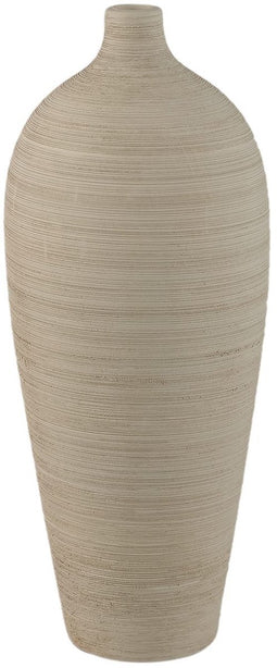 PTMD Vaas Cavinn - 18x18x44 cm - Keramiek - Beige