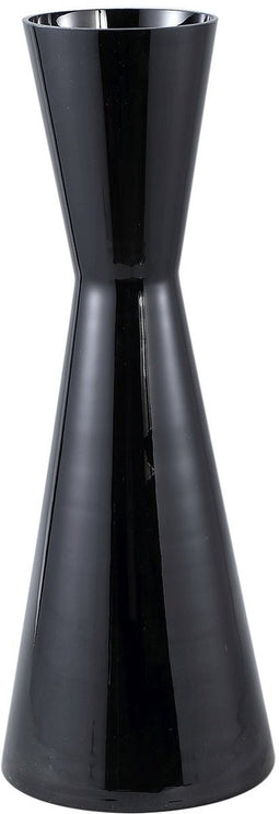 PTMD Vaas Corena - 22x22x60 cm - Glas - Zwart