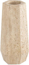 PTMD Vaas Eiko - 11x10x23 cm - Travertin - Naturel